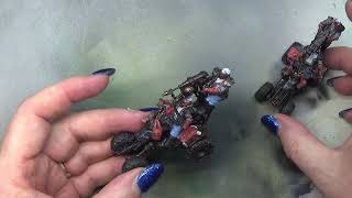 Painting Necromunda Ash Wastes Orlock Quad bikers Part 2 [upl. by Trofmoc803]