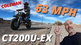 Coleman CT200UEX goes 63 MPH [upl. by Eve]