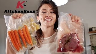 COTTURA SOTTOVUOTO A BASSA TEMPERATURA con quot Kitchenboss G320quot SOUS VIDE COOKER 078 [upl. by Felicia]