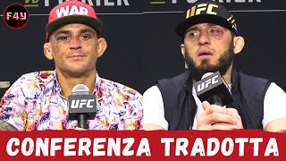 Makhachev vs Poirier Conferenza Post UFC 302 [upl. by Amadus787]