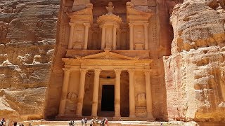 Petra  Jordan  through the Siq  to the Treasury 4K [upl. by Lesna]