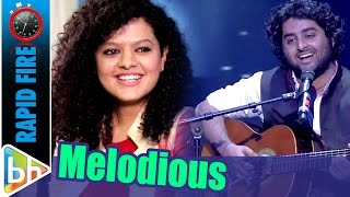 Palak Muchhal’s MELODIOUS Rapid Fire On Arijit Singh  Shraddha Kapoor  Salman Khan [upl. by Sumaes]