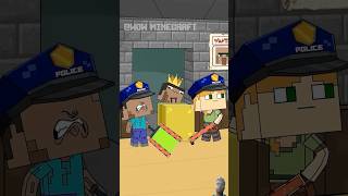 Police Search Challenge Bad Villager Got Caught shortminecrafts youtubeshorts [upl. by Bethesde]