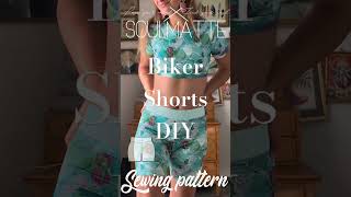 Nice and simple Biker Shorts sewing pattern Sizes XS2XL Beginners friendly pattern for sportswear [upl. by Adkins]