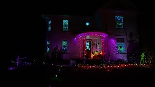 Halloween Light Show 2024 [upl. by Nivre]