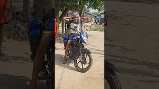 Vaii On Rock 😂😱🔥shortsfeed trending youtubeshorts attitude funny bikelover rider [upl. by Nuris9]