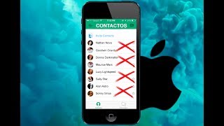 como eliminar contacto iphone de un solo tiro [upl. by Anaihs470]