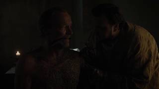 Game of Thrones Season 7 E02 Samwell Tarly tires to cure the Jorah Mormont Greyscale [upl. by Eynobe]