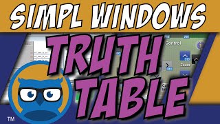 Crestron SIMPL Windows TRUTH TABLE Symbol Tutorial [upl. by Sivar947]