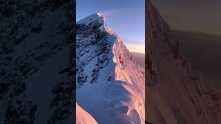 Mount Everest Hillary Step and Summit Ridge everest viralvideo shortsvideo [upl. by Irrol]