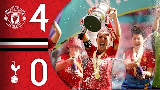 WOMENS FA CUP WINNERS 🤩🏆  Man Utd 40 Spurs  Highlights [upl. by Blaire]