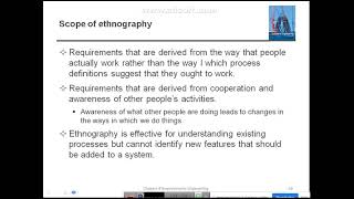 Ethnography and Requirement Specification [upl. by Lalat]