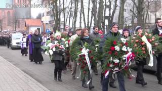 Braniewo pogrzeb burmistrza Henryka Mrozińskiego [upl. by Ettezil]