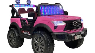 Camioneta toyota 4x4 para niños con control [upl. by Oirotciv]