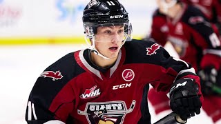 Fabian Lysell  Vancouver Giants Full Season Highlights from 2122 [upl. by Yelehsa]