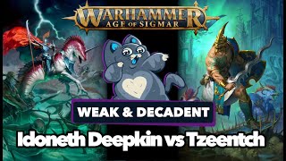 Idoneth Deepkin vs Disciples of Tzeentch  Age of Sigmar Battle Report [upl. by Mishaan829]