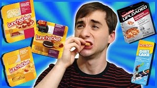 TASTING DIFFERENT LUNCHABLES [upl. by Candi]