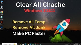 How To Clear All Cache amp Junk From Windows 11 amp Windows 10  laptop Cache kaise remove kare window10 [upl. by Narhem]