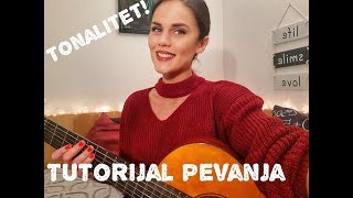 Tutorijal pevanja  Tonalitet Kako ne falsirati  Katarina Kovacevic [upl. by Watkins]