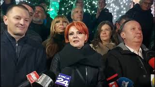 Primarul Lia Olguța Vasilescu a inaugurat Târgul de Craciun de la Craiova 2024 [upl. by Noellyn]