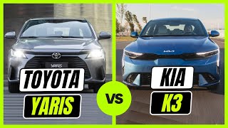 Kia K3 vs Toyota YARIS  ¿En cuál DEBES GASTAR [upl. by Arrekahs]