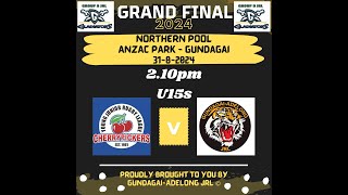 U15s Group 9 JRL  Northern Pool Grand Final 2024  Young Cherrypickers v GundagaiAdelong Tigers [upl. by Ovatsug]