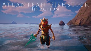 FORTNITE ATLANTEAN FISHSTICK GAMEPLAY [upl. by Atiugal]