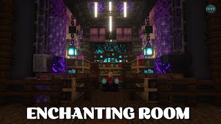 Ultimate Minecraft Enchantment Room  Step by Step Build Guide [upl. by Aissat722]