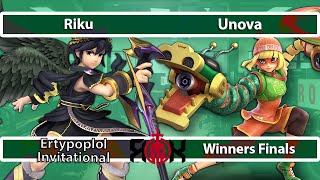 CF  Riku Dark Pit vs Unova Min Min  Ertypoplol Invitational Smash Ultimate  Winners Finals [upl. by Yot]