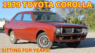 Engine Swapping My ABANDONED 1979 Toyota Corolla  First Start [upl. by Ilana]