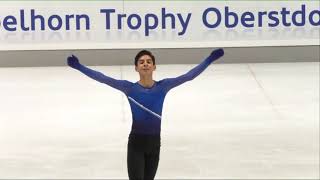 Donovan Carrillo MEX  2017 Nebelhorn Trophy FS [upl. by Gathard]