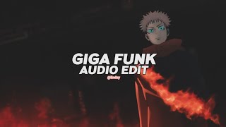 giga funk slowed  feerix edit audio use 🎧 [upl. by Yerxa]