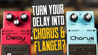 Turn Your Delay Pedal Into A Chorus Or Flanger – That Pedal Show [upl. by Relda976]