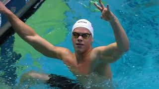 ASU sets multiple meet records on Day 1 of 2023 Pac12 Men’s Swimming amp Diving Championships [upl. by Allix]