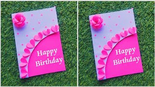 Easy Happy birthday greeting card 🥰😍 [upl. by Fadas194]