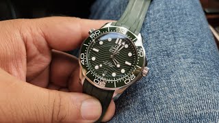 Omega Seamaster 300M Green Review  Better than Blue Seamaster [upl. by Salvador269]