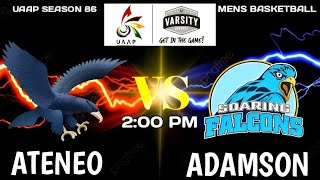 ATENEO VS ADAMSON  UAAP SEASON 86 MENS BASKETBALL LIVE SCORES [upl. by Netsoj]