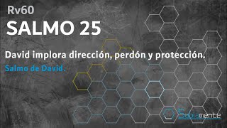 SALMO 25 Rv60❗PDL Sm smbibliarv60salmos❗David implora dirección perdón y protección [upl. by Haya766]