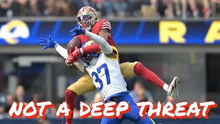 How the Lack of Downfield Passing Game is Hurting the 49ers Offense [upl. by Idnod46]