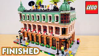 HUGE LEGO Boutique Hotel Finished Finally [upl. by Galven]