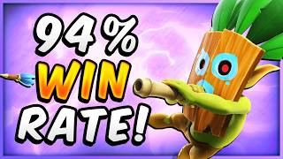 94 WIN RATE BROKEN LOG BAIT DECK — Clash Royale [upl. by Ewer]