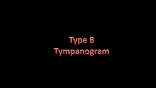 type B tympanogram [upl. by Fabiola]