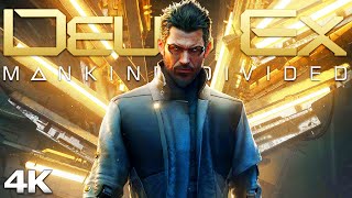 DEUS EX MANKIND DIVIDED All Cutscenes Includes All DLCs Chronological Order Full Game Movie 4K [upl. by Perloff]