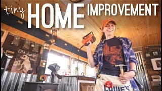 Tiny Home Improvement  Bus Conversion Build Updates After 5 Months of FullTime Bus Life [upl. by Licko]