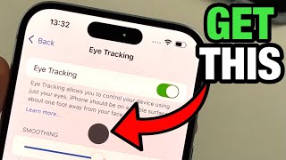 How To Use Eye Tracking on iPhone iOS 18 [upl. by Yunfei96]