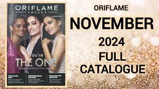 Oriflame November 2024 full catalogue [upl. by Hadnama]