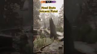 Head shots with a volcanic pistol rdr2 gaming reddeadonline [upl. by Reniar]