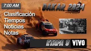 Emocionante Etapa 9 Dakar 2024 en vivo🖤 [upl. by Esenaj]