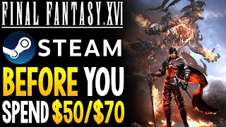 Final Fantasy XVI PC  Things to Know Before You SPEND 5070 [upl. by Aneekas]