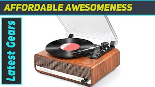 reviewImmerse in Vintage Vibes Udreamer Vinyl Record Player Review [upl. by Aisenat694]